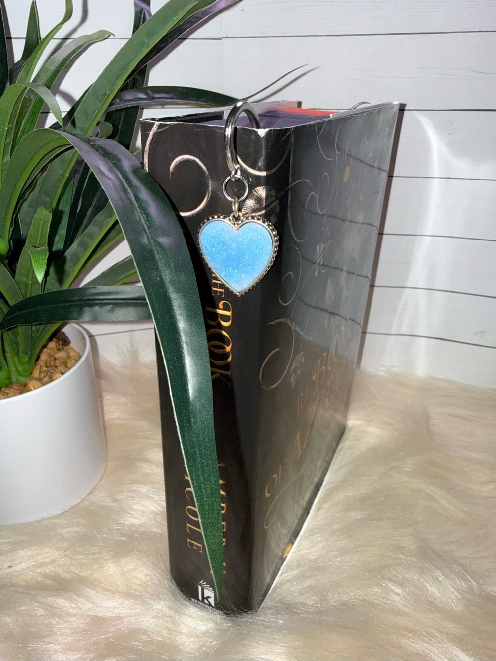 Blue Heart Bookmark